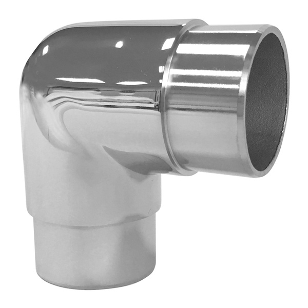 Flush elbow 90º rounded line. AISI316 CD904 and 905