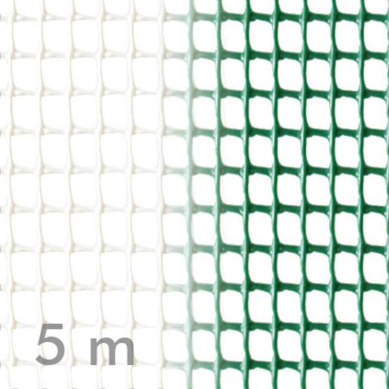 Spadico - Malla plástica cuadrada en rollos de 5m