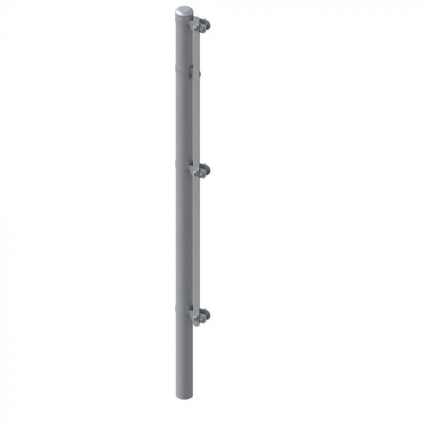 Poste de COMIENZO galvanizado para malla