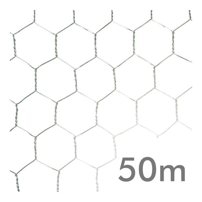 Malla de triple torsión o hexagonal en rollos de 50m