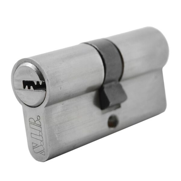 Cilindro de seguridad niquelado