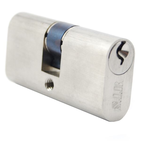 Oval nickel-plated cylinder
